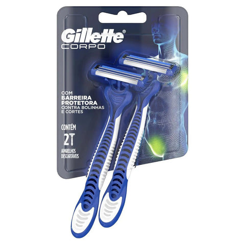 Gillette Corpo  2 Unidades