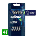 Gillette Corpo  4 Unidades