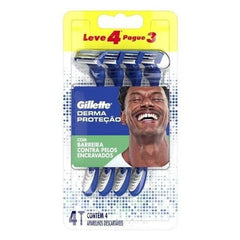 Gillette Derma Proteção  4 Unidades