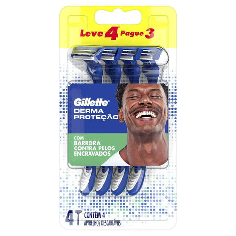 Gillette Derma Proteção  4 Unidades