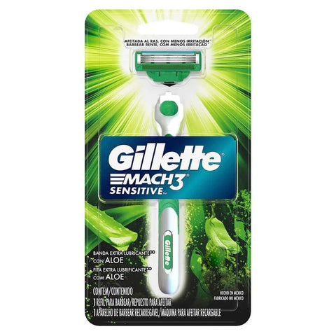 Gillette Mach3 Sensitive  Aloe - 1 Unidade
