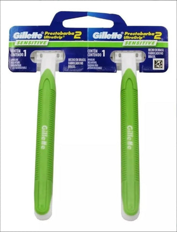 Gillette Prestobarba 2  2 Unidades - Ultragrip Sensitive