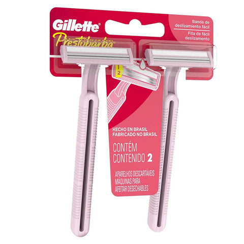 Gillette Prestobarba 2 Feminino  Tradicional - 2 Unidades