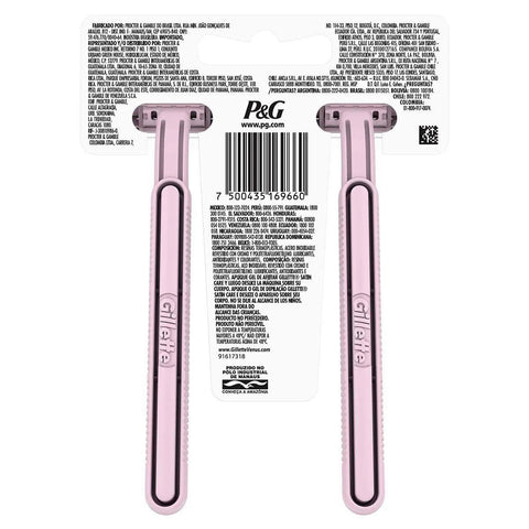 Gillette Prestobarba 2 Feminino  Tradicional - 2 Unidades