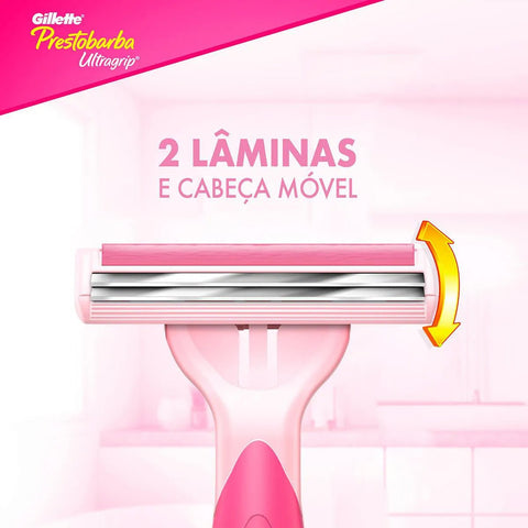 Gillette Prestobarba 2 Feminino  Ultragrip - 2 Unidades