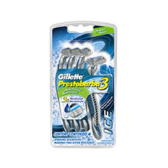 Gillette Prestobarba 3  4 Unidaes - Ice