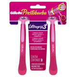 Gillette Prestobarba 3 Feminino  Ultragrip - 2 Unidades