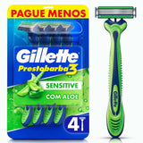 Gillette Prestobarba 3  Sense Care - 3 + 1 Unidades