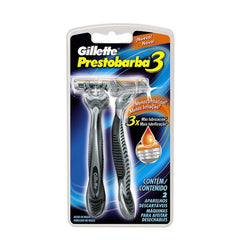 Gillette Prestobarba 3  Tradicional - 2 Unidades