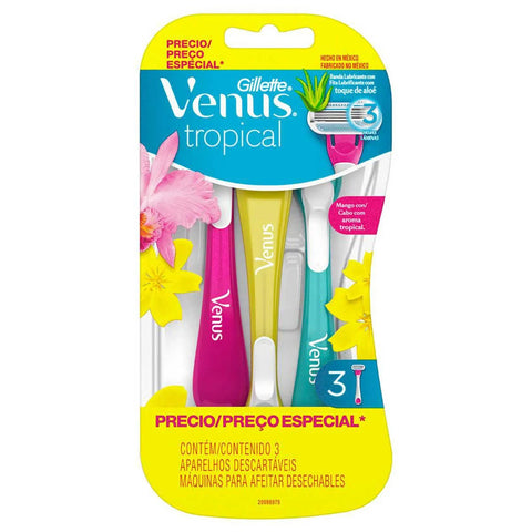Gillette Venus  Tropical - 3 Unidades