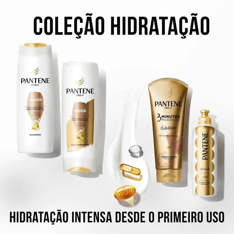 Kit Cabelo Pantene Pro-V Hidratação Shampoo Com 350Ml + Condicionador Com 175Ml