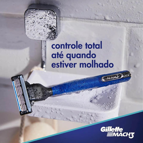 Kit Gillette Mach3  Acqua Grip - 4 Componentes