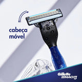 Kit Gillette Mach3  Acqua Grip - 4 Componentes