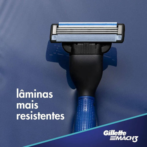 Kit Gillette Mach3  Acqua Grip - 4 Componentes