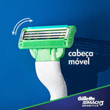 Kit Gillette Mach3 Sensitive  Acqua Grip - 4 Componentes