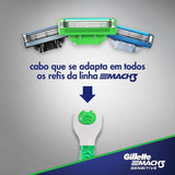 Kit Gillette Mach3 Sensitive  Acqua Grip - 4 Componentes