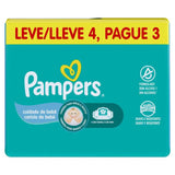 Kit Lenço Umedecido Pampers Cuidado de Bebê 48 Unidades 4 Pacotes