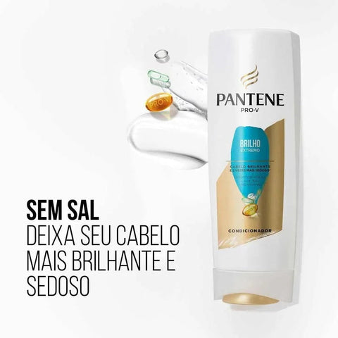 Kit Pantene Brilho Extremo - Shampoo 400mL+ Condicionador 175ml