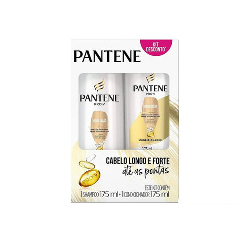 Kit Pantene Pro-V Hidratação Intensa Shampoo Com 175Ml + Condicionador Com 175Ml