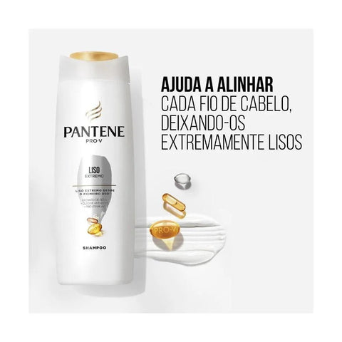 Kit Pantene Pro-V Liso Extremo Shampoo, 1 Unidade Com 175Ml + Condicionador, 1 Unidade Com 175Ml