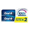 P&G Kit Pasta de Dente Oral-B 100% de Sua Boca Cuidada Menta Refrescante 140g 2 Unidades