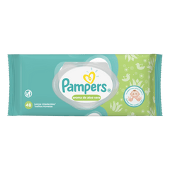 Lenço Umedecido Pampers  Aloe Vera  48 Unidades