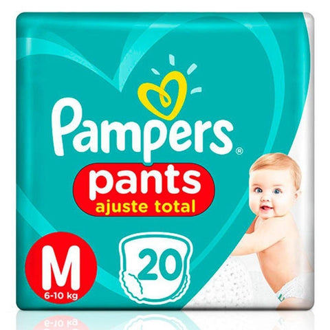 Fralda Pampers Pants Ajuste Total  Tamanho M - 20 Unidades