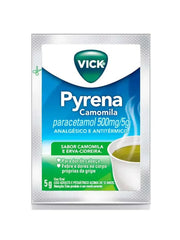 Vick Pyrena  Sabor Camomila - Sachê - 5 Unidades