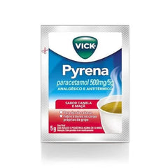Vick Pyrena  Sabor Maçã e Canela - Sachê - 5 Unidades