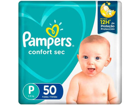 Fralda Pampers Confort Sec  Tamanho P - 50 Unidades