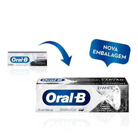 Pasta de Dente Oral-B 3D White Mineral Clean  102 g
