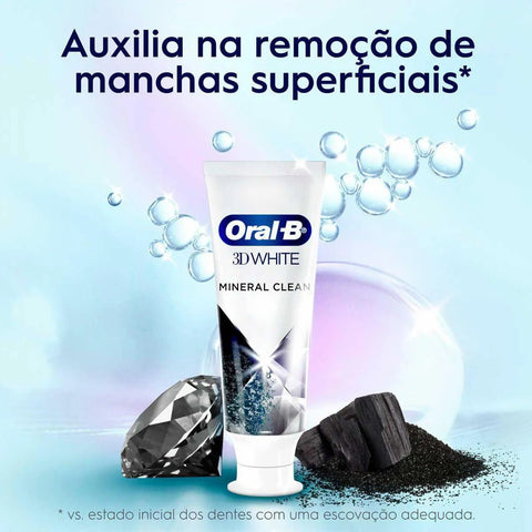 Pasta de Dente Oral-B 3D White Mineral Clean  102 g