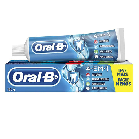 Pasta de Dente Oral-B 4 Em 1 180g