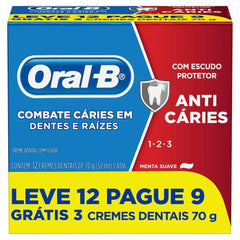 Pasta de Dente Oral-B Anticáries  12 x 70 g