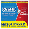 P&G Pasta de Dente Oral-B Anticáries  12 x 70 g