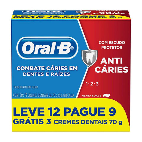 Pasta de Dente Oral-B Anticáries  12 x 70 g