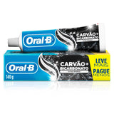 Pasta de Dente Oral-B Carvão + Bicarbonato Extra Branco 140g