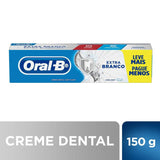 Pasta de Dente Oral-B Extra Branco  Tradicional - 150 g