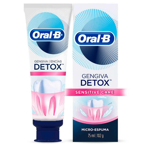 Pasta de Dente Oral-B Gengiva Detox  Sensitive - 102 g