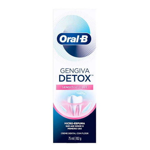 Pasta de Dente Oral-B Gengiva Detox  Sensitive - 102 g