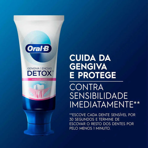 Pasta de Dente Oral-B Gengiva Detox  Sensitive - 102 g