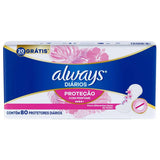 Protetor Diário Always Com Perfume Com 80 Unidades