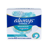 Protetor Diário Always Respirável 40 Unidades
