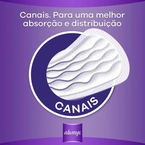 Protetor Diário Always Sem Perfume, 40 Unidades