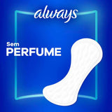 Protetor Diário Always Sem Perfume Respirável Com 80 Unidades
