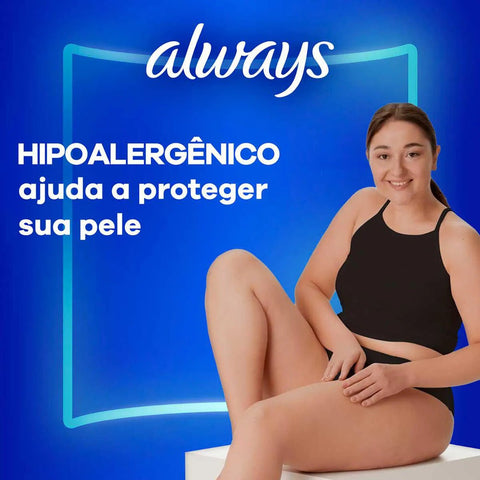 Protetor Diário Always Sensitive Sem Perfume Com 40 Unidades