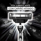 Refil Para Aparelho de Barbear Gillette Mach3 Carbono 2 Cargas