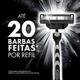 Refil Para Aparelho de Barbear Gillette Mach3 Carbono 2 Cargas