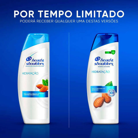 Shampoo Anticaspa Head & Shoulders Hidratação Óleo de Amêndoas 400ml