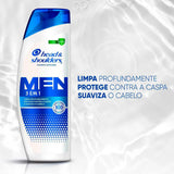 Shampoo Anticaspa Head & Shoulders Men 3 Em 1 Cuidados Com A Raiz 200ml